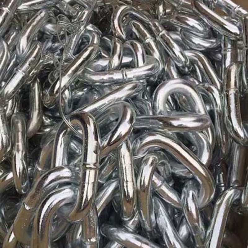 Electro-Galvanizing British Type Medium Link Steel Chain