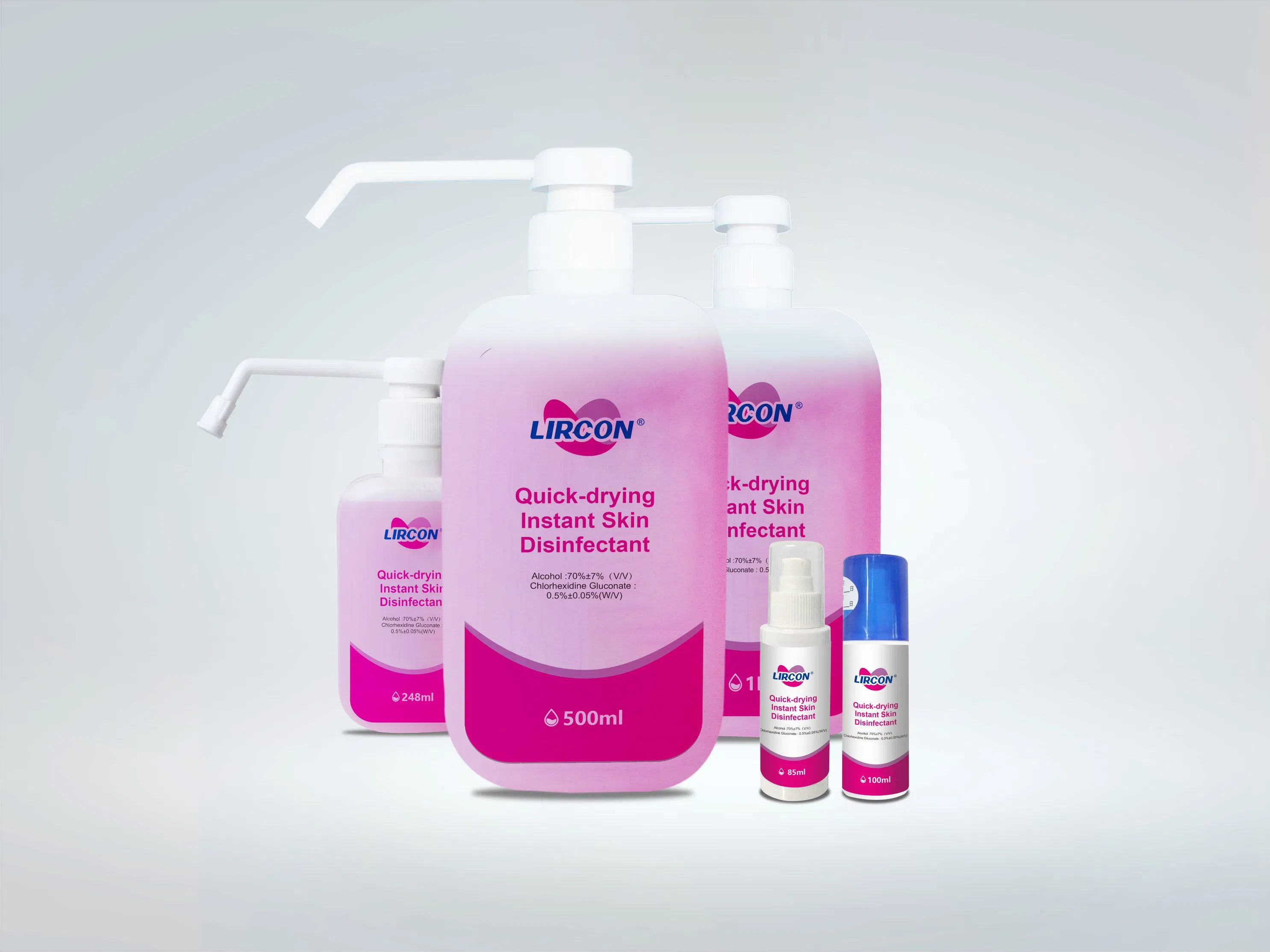 Price Cheap Made in China Manufacturer Household Antibacterial Hand Liquid Soap 75% Alcohol Hand Sanitizer Quick-Drying Surgical Disinfectant Spray in Hospital