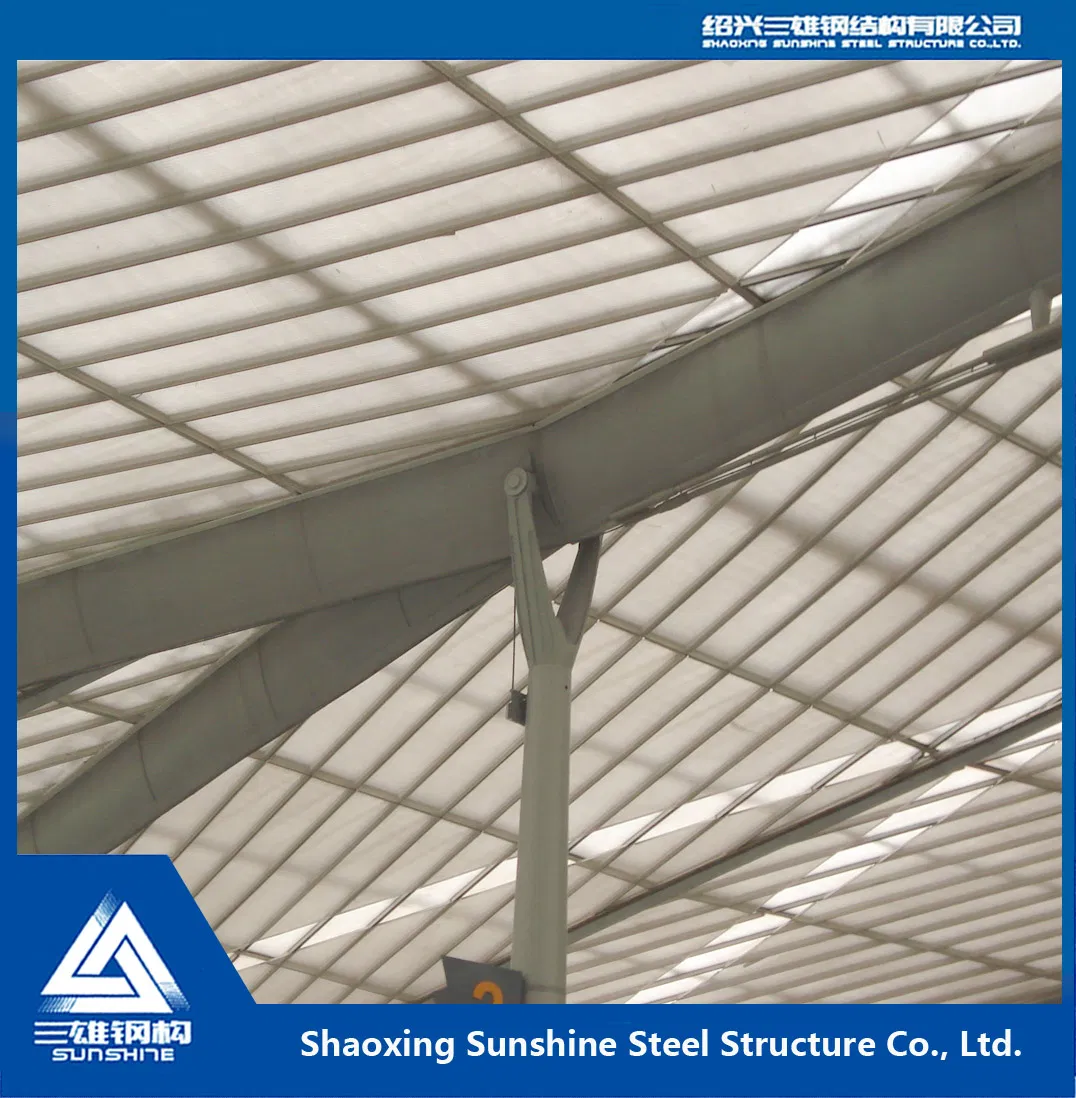Steel Structure Material Roof Building for Railway Station