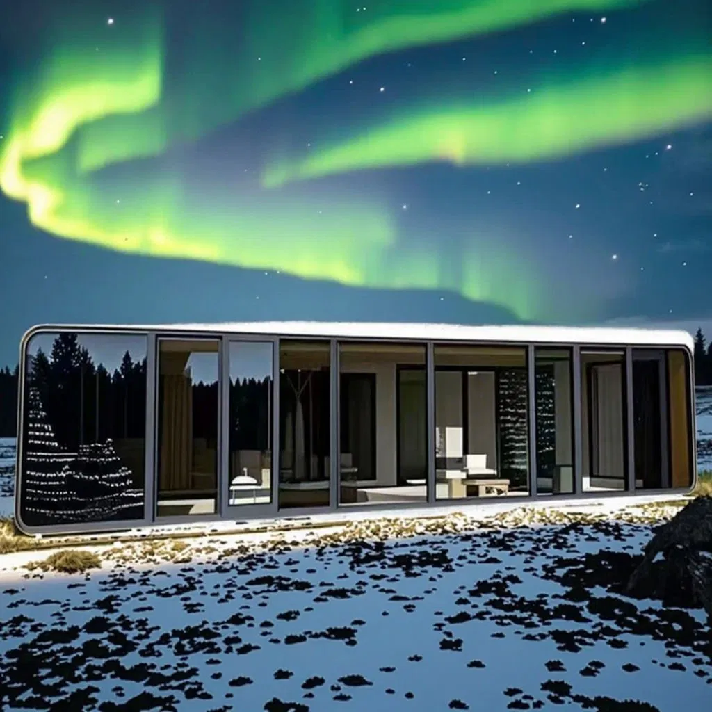 Apple Cabin Modular House Prefab Tiny Home CE Certified Apple Cabin Earthquake-Resistant for Seismic Zone Tourist Resort Cabins