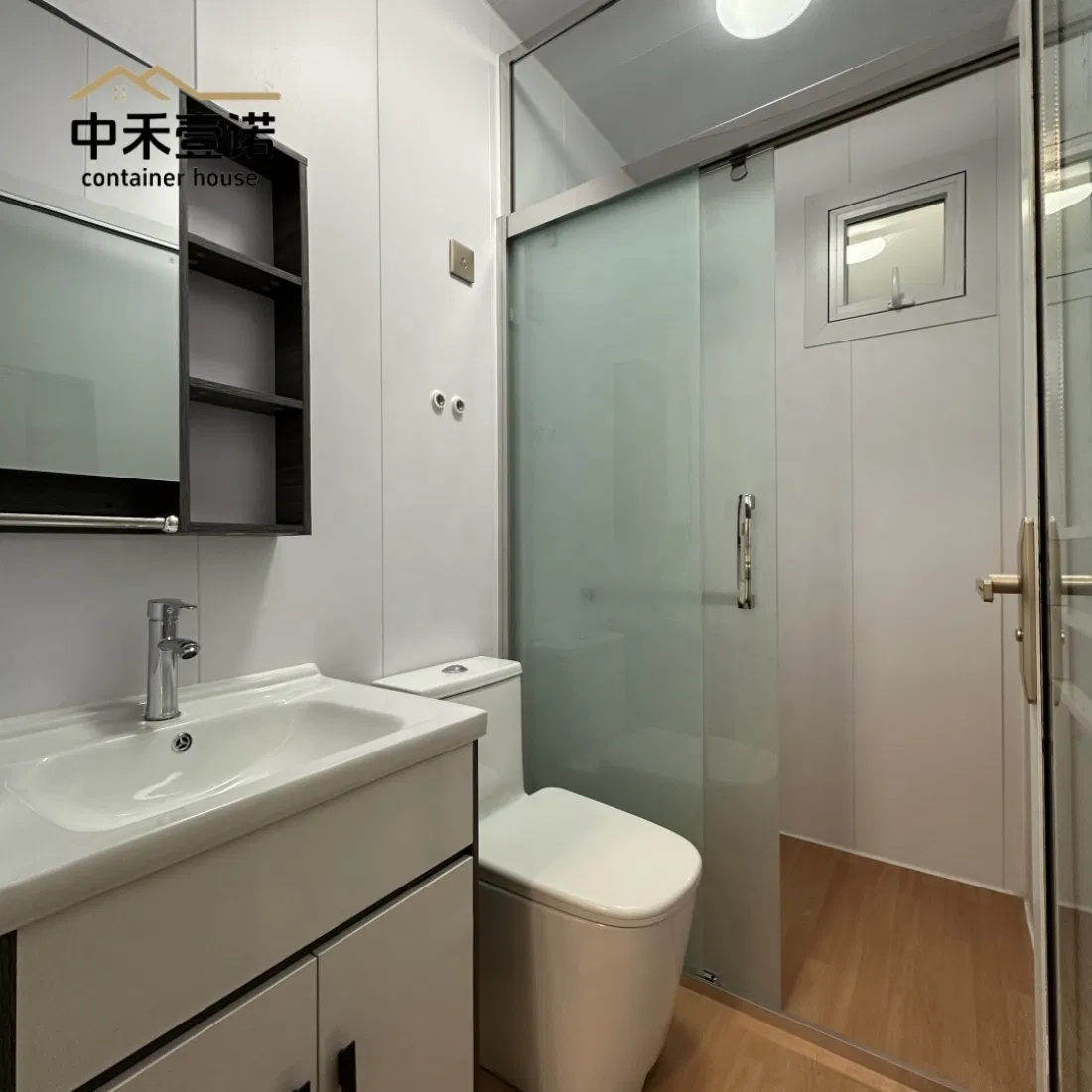 Anti-Seismic Container Home for Hotel with Marble Countertop