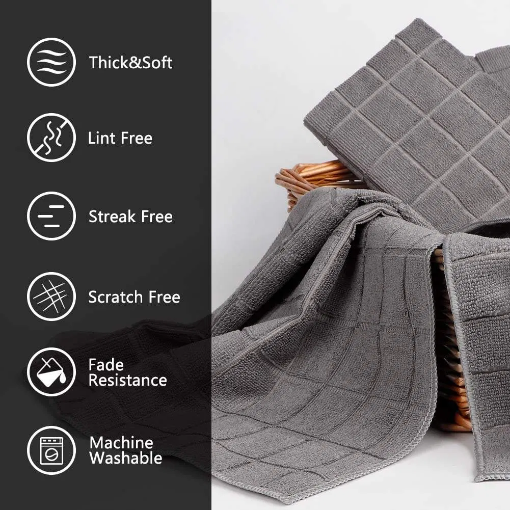 Soft and Super Absorbent Microfiber Dish Towels Microfiber Cleaning Cloth Microfiber Drying Towel