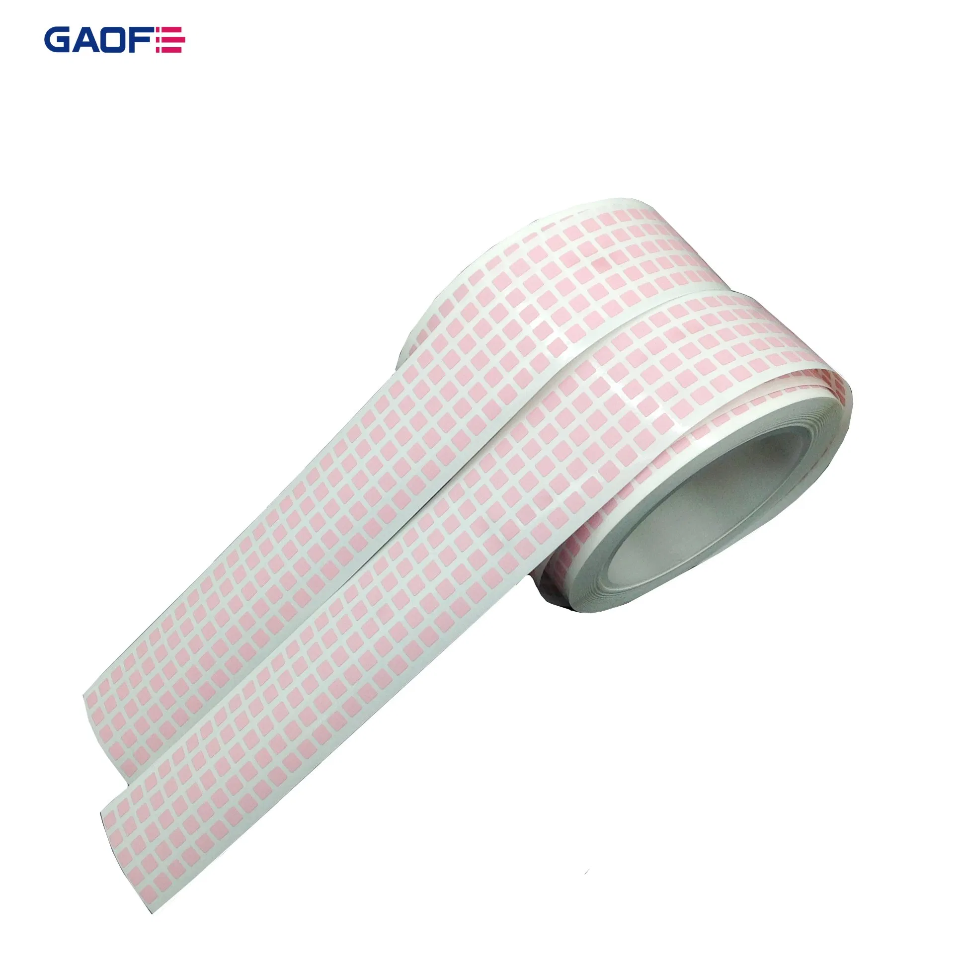 5mmx5mm Customized Pink Adhesive Heat Resistant 300 Degree for PCB Board Polyimide Film High Temperature Label