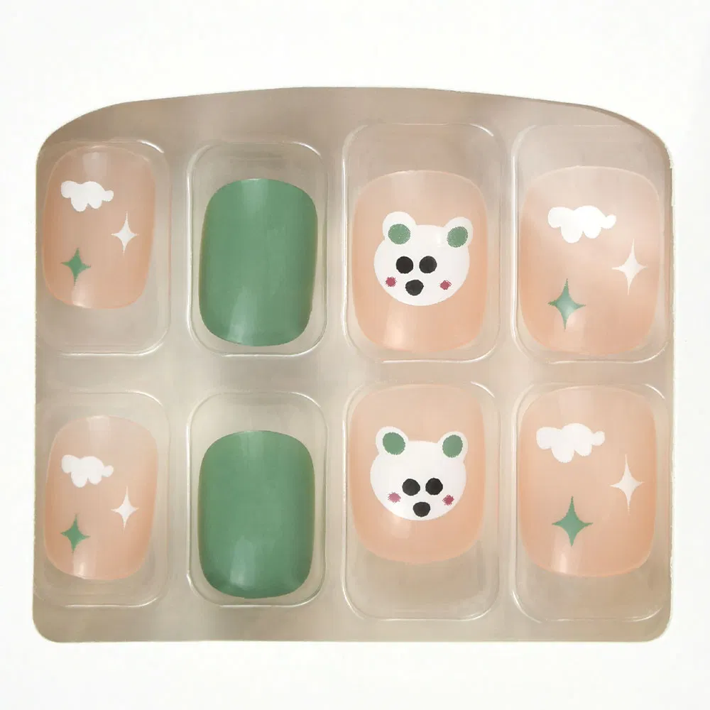 Custom Handmade False Nail Cheap Price Colorful Artificial Fake Acrylic Press on Nails Art