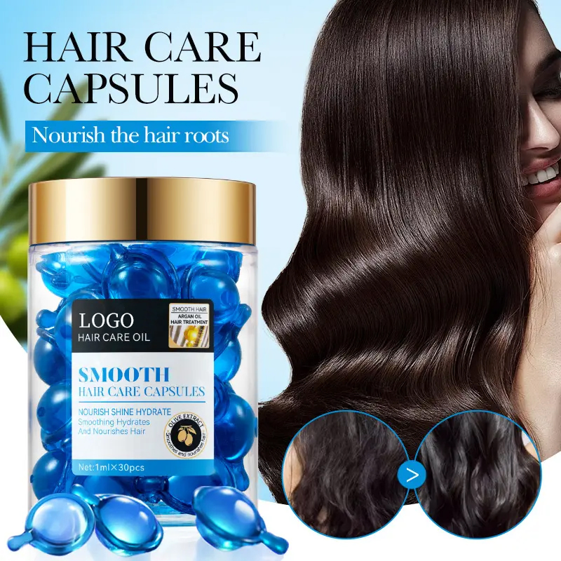 Ditong Argan Oil Olive Smooth Care Capsules Smoothing Hydrates and Nourishes Hair