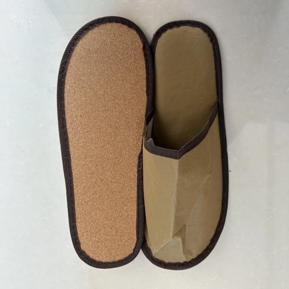 Hot-Transfer Printing Logo Environmentally Friendly Disposable Custom Slipper Hotel