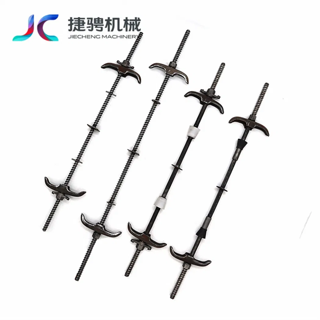 Building Concrete Formwork Screw Thread Water Stop Tie Rod with Wing Nut
