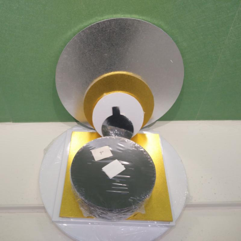 Wholesale Custom Sizes Color Paper Corrugated Cake Board Mat Base Card Food Packaging