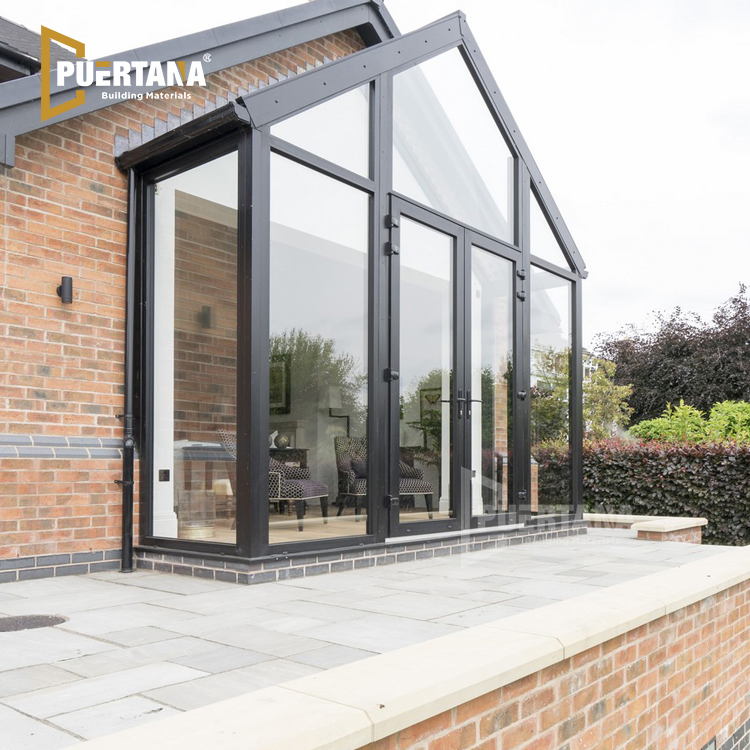 Prefab Lean to Sunroom Conservatory Greenhouse Sun Room Sunroom Glass House Aluminium Winter Garden