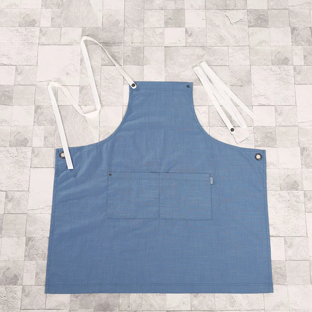 Promotional Red Kitchen Adjustable Fashion Cotton Apron (RS-170301A)