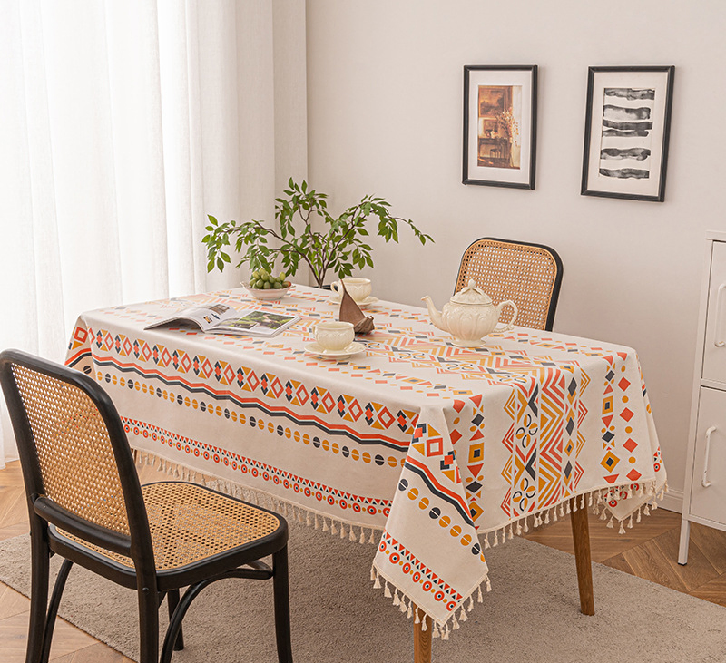 Wholesale Provencal Country Spring Summer Linen Tablecloth