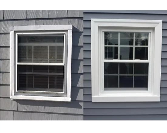 PVC Window House with Grill Design