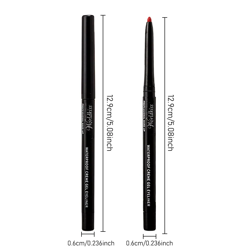 Long Lasting Waterproof Jelly Gel Eyeliner Pen Smooth Creamy Texture Quick Dry Makeup
