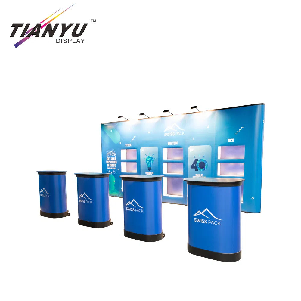 Portable Customizable Trade Show Booths for Effortless Transport