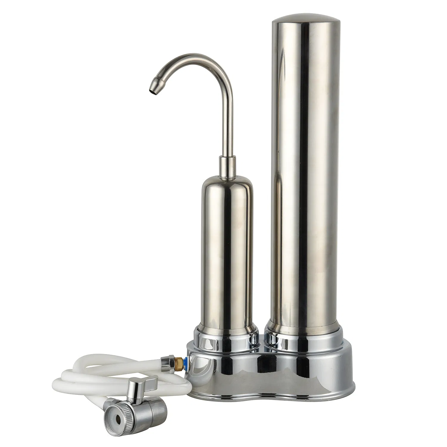 Stainless Steel Housing Residential Triple 3 Stage Household Water Purifier for Undersink Wall Mount Water Filter System Water Purification Water Dispenser