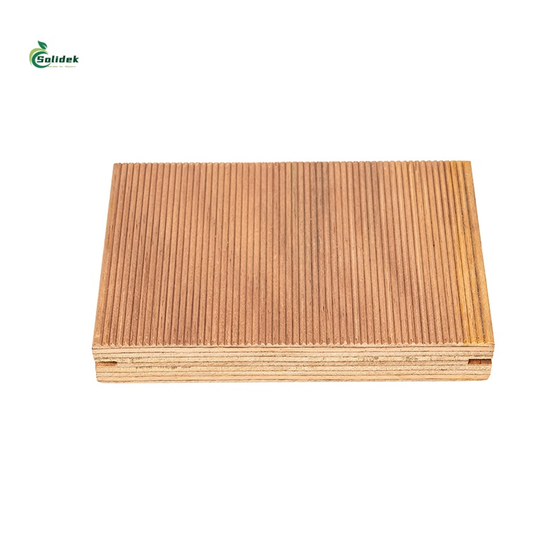 Eco Friendly Beautiful Grain Hardwood Patio Outdoor Solid Wood Flooring