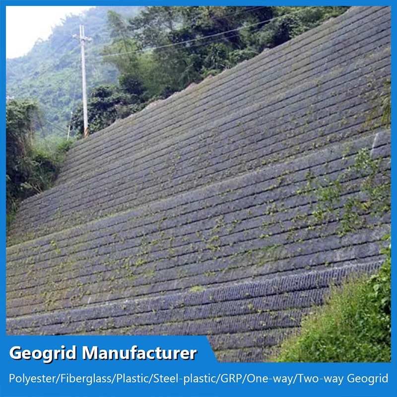 Customzied 70kn Polyester Pet Biaxial Geogrid Manufacturer for Dam and Roadbed/Slope Protection/Wall Reinforcement/Roadbed Bearing Capacity Improvement in Airfi