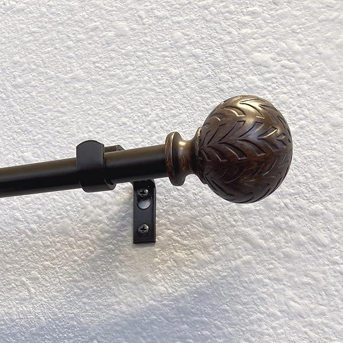 Factory Direct Sale Wooden Curtain Rods Home Decor