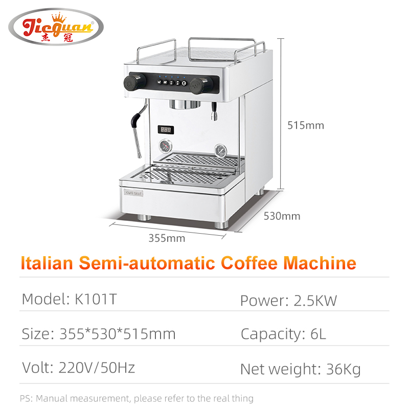 CE Italian Semi-Automatic Coffee Machine Maker (K101t)