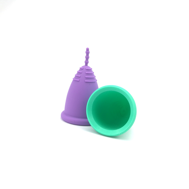 Wholesale Factory Price Lady Period Collapsible Non Spill Menstrual Feminine Hygiene Products Silicone Menstrual Cup
