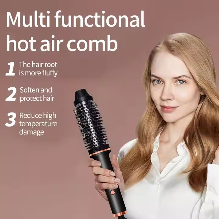 Щетка-стайлер для завивки с керамическим покрытием и ионами