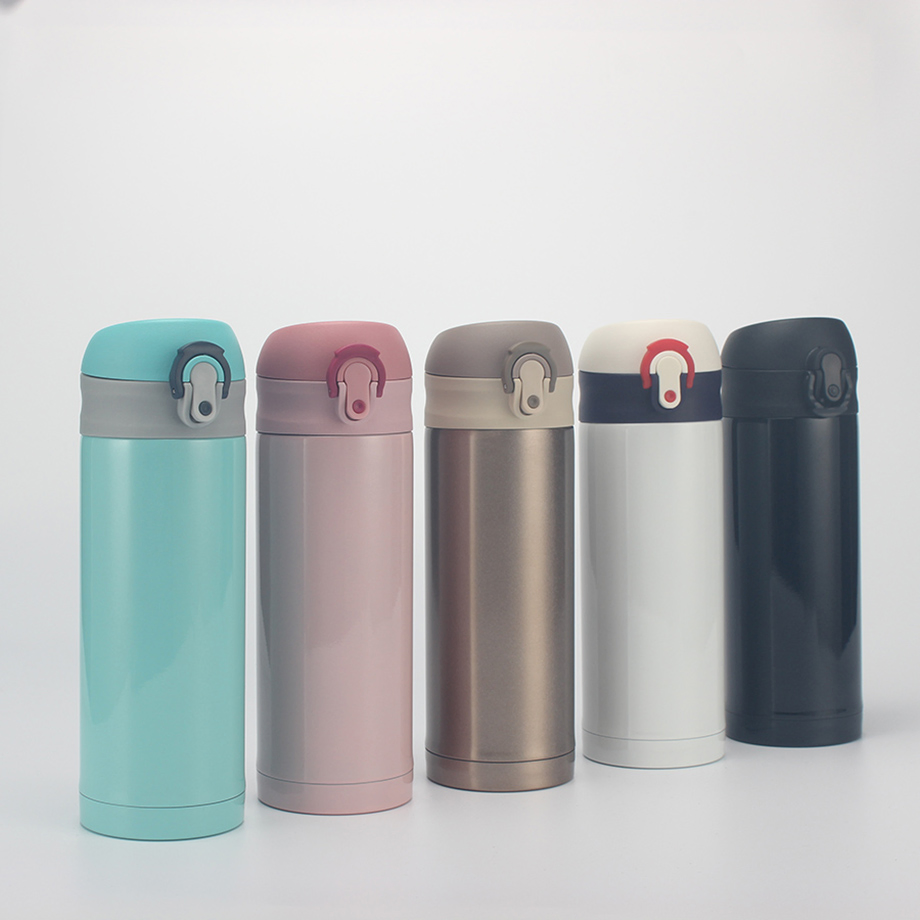 Wholesale 14oz Double Wall Insulated Water Bottle with Bouncing Lid