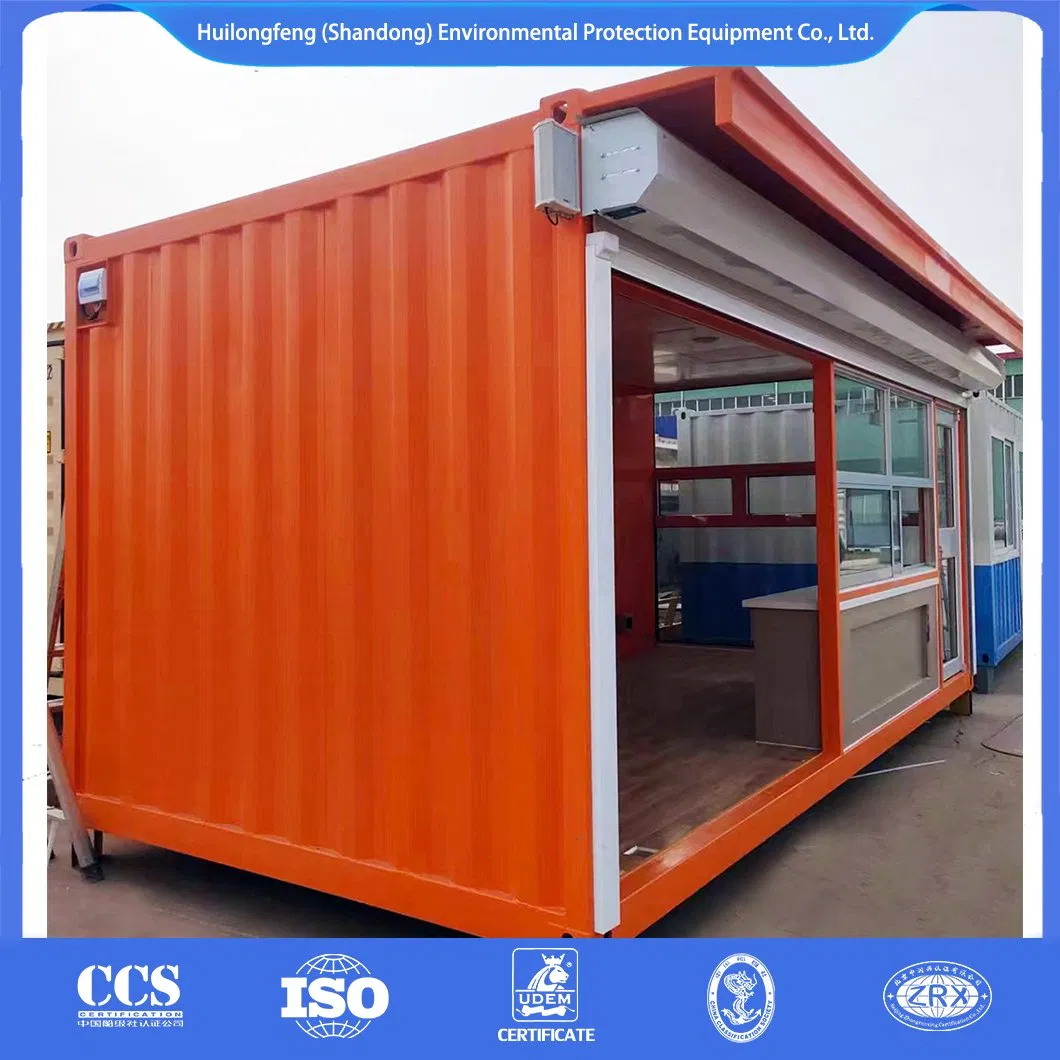 Custom-Made Prefabricated Shipping Container House/Shop/Booth with Factory Price