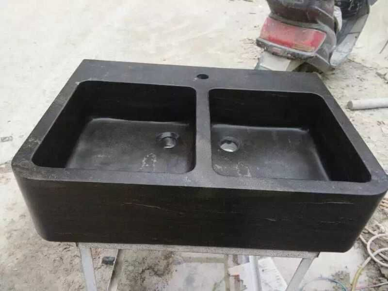 Hotsale Surface Bluestone Table Top/Kitchen Top Countertop Vanitytop Sink Customized Size Black White
