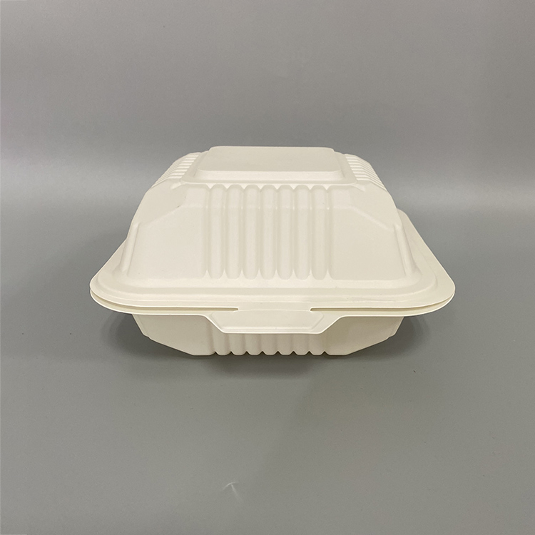 Meal Packaging Biodegradable Hamburger Container Take out Burger Clamshell Boxes