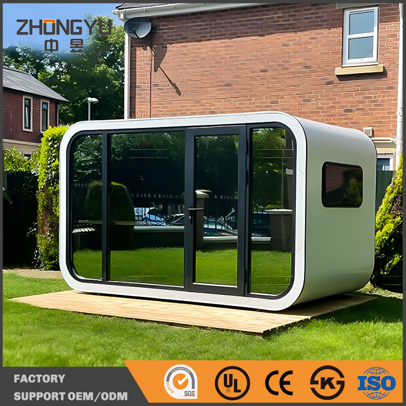 Apple House Modern Capsule Style Modular Residential Living Unit Smart Comfort Prefabricated Cabin