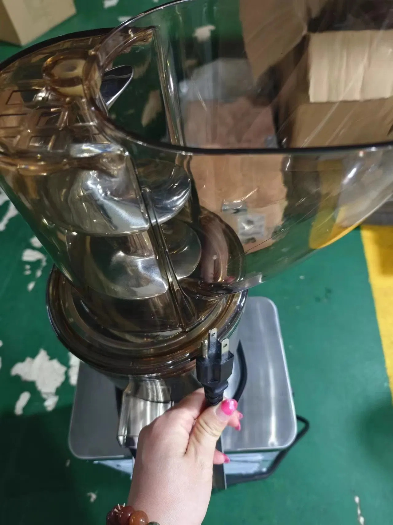 500W Commercial Orange Juicer Extractor Machine Fruit Juicer Ginger Juice Extractor