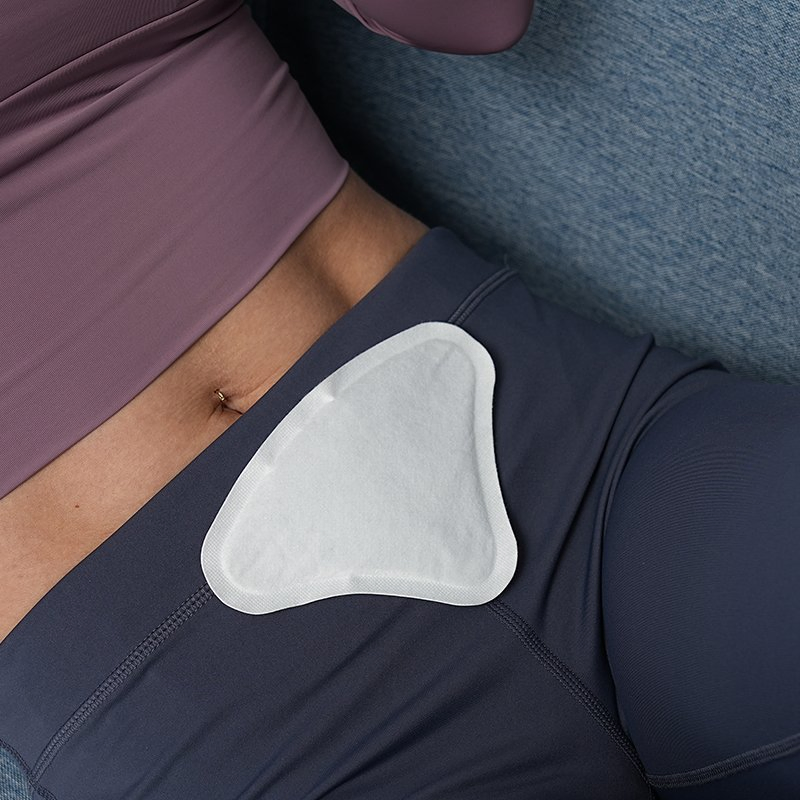 Manufacture Zg0101 Irregular 140*95mm Heat Patch Warm Menstrual Pain Relief Hot Compress Body Warmer