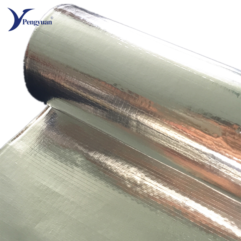 House Wall Roof Sarking Aluminum Woven Fabric Foil Thermal Insulation Building Construction Material