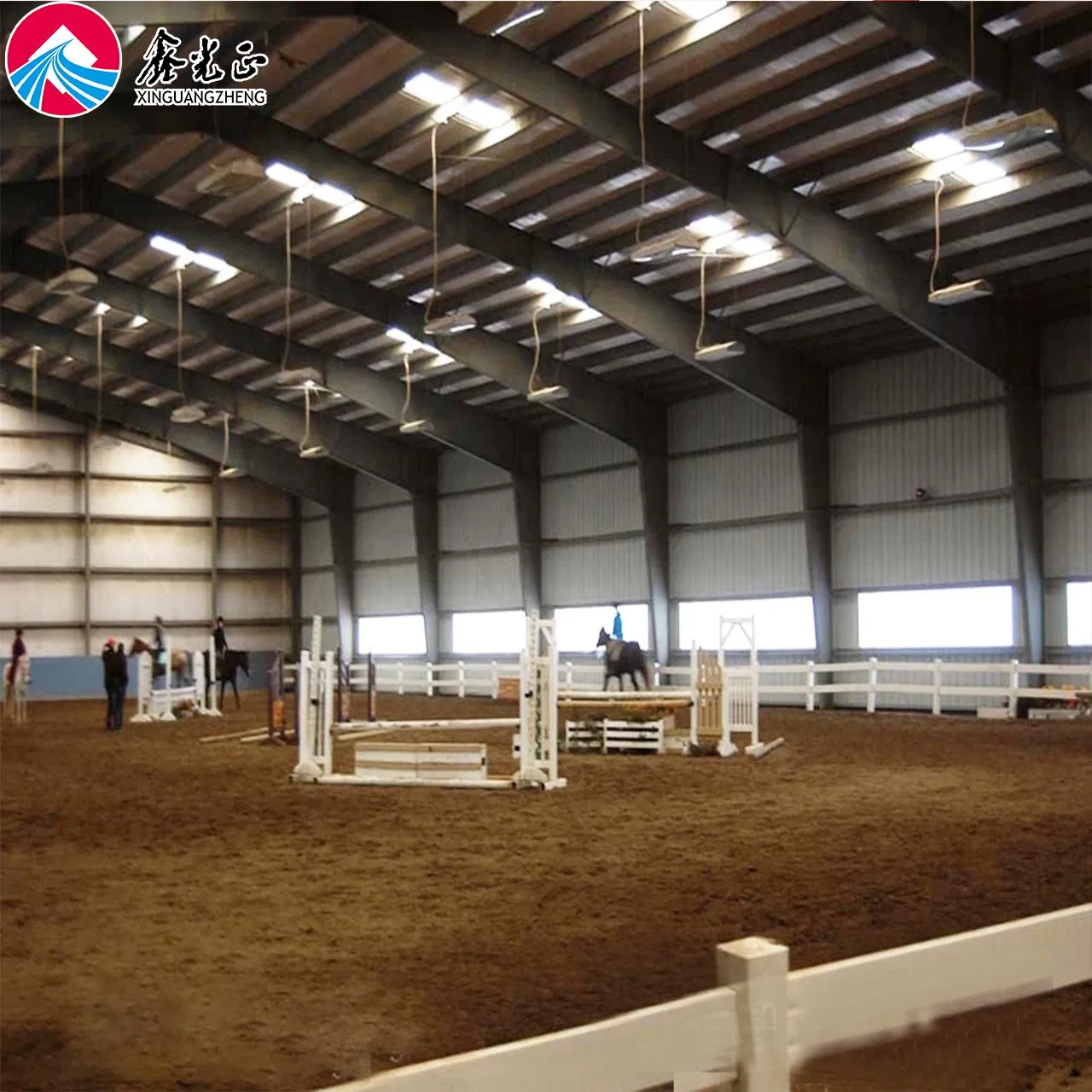 H Welded Beam and Column Steel Structure Prefabricated Horse Stall