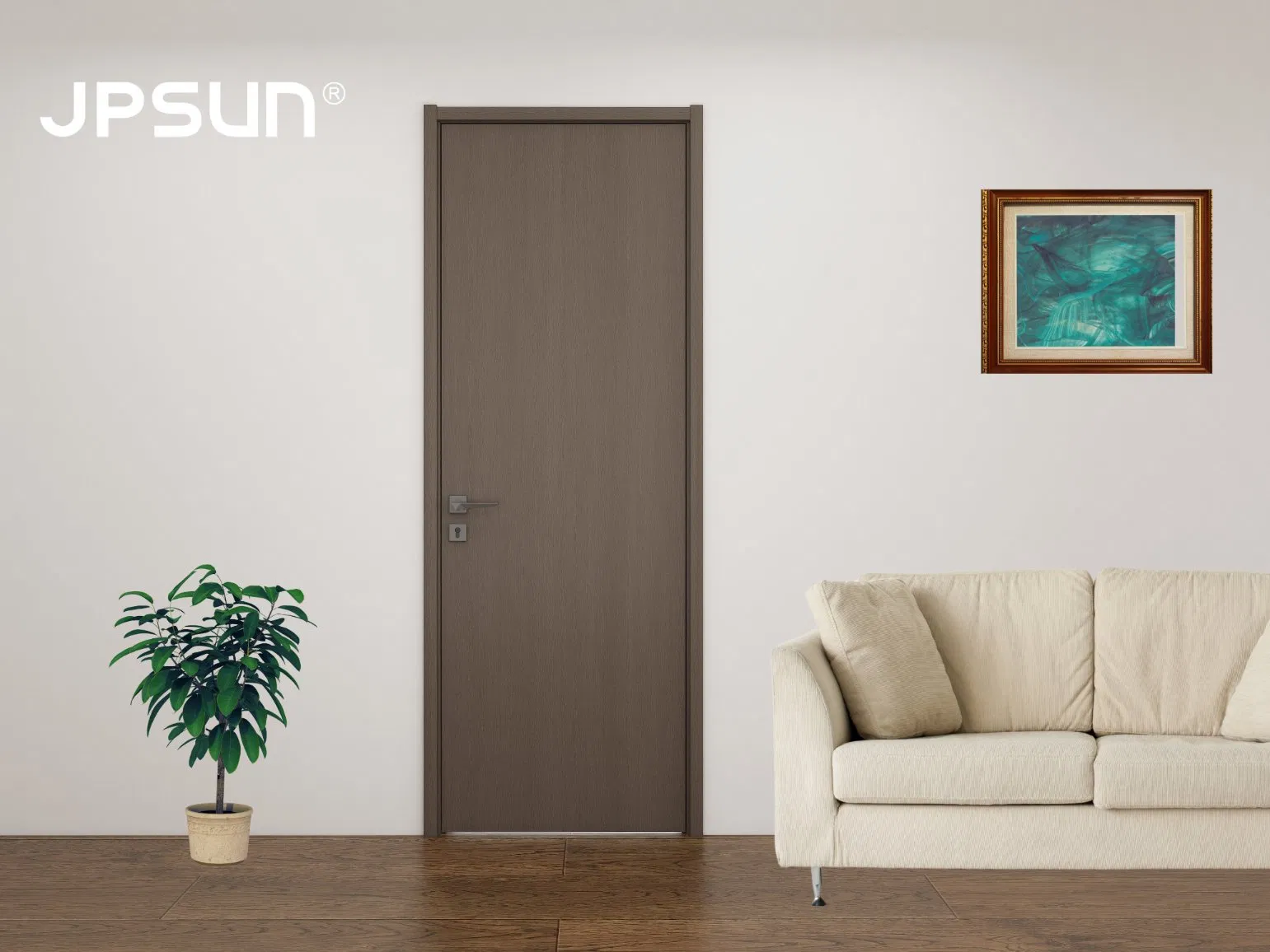 Top Grade Villa Contemporary Interior Doors Luxury Apartment Soundproofing Wooden Doors