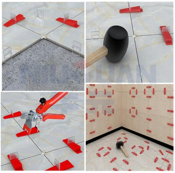 Tile Spacer Tile Clips Ceramic Plastic Reusable Tile Leveling System Tile Accessories