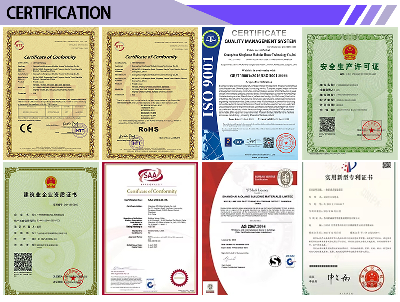 Modular Container House with Customized Color Construcciones Prefabricadas