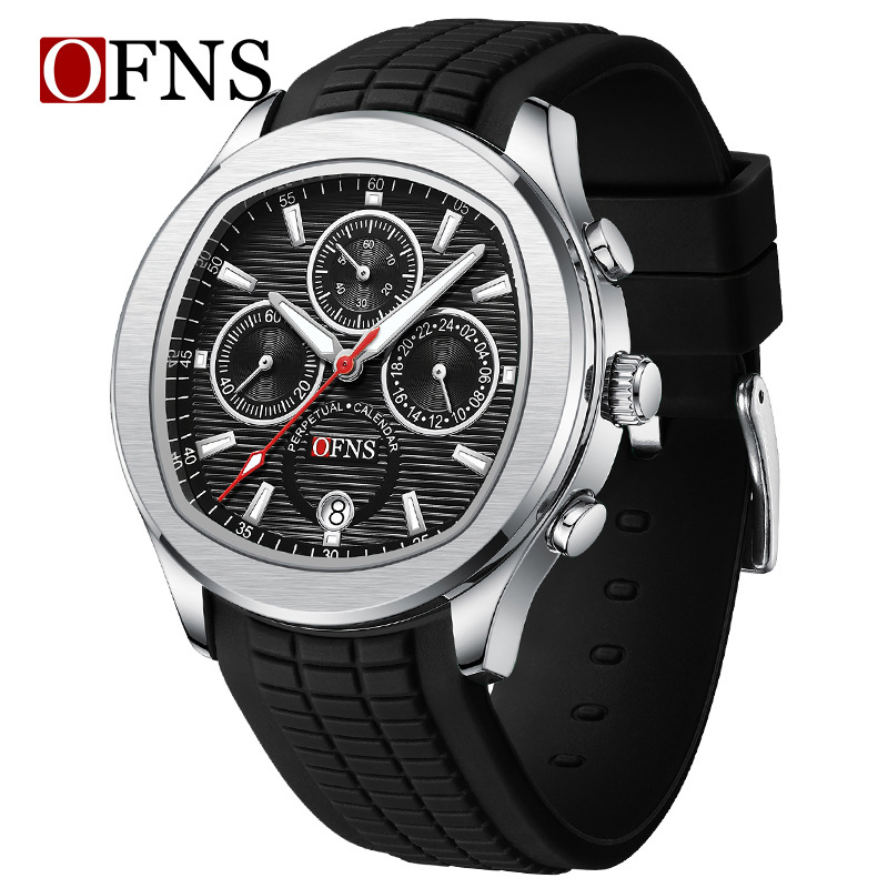 Ofns Calendar Quartz Watch Fashiontrendy Design for Teenage Boys & Girls