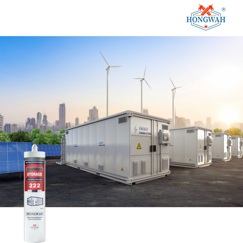 Hw-222 Silicone Adhesive for Energy Storage Systems – Flame Retardant and Weatherproof Bonding Solution