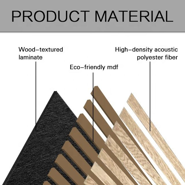 Noise Reducing Decoration Pet Polyester Acoustic Wall Panels
