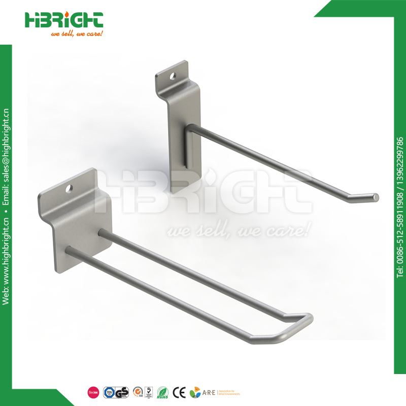 Double Prong Pegboard Steel Display Hooks with Price Tag