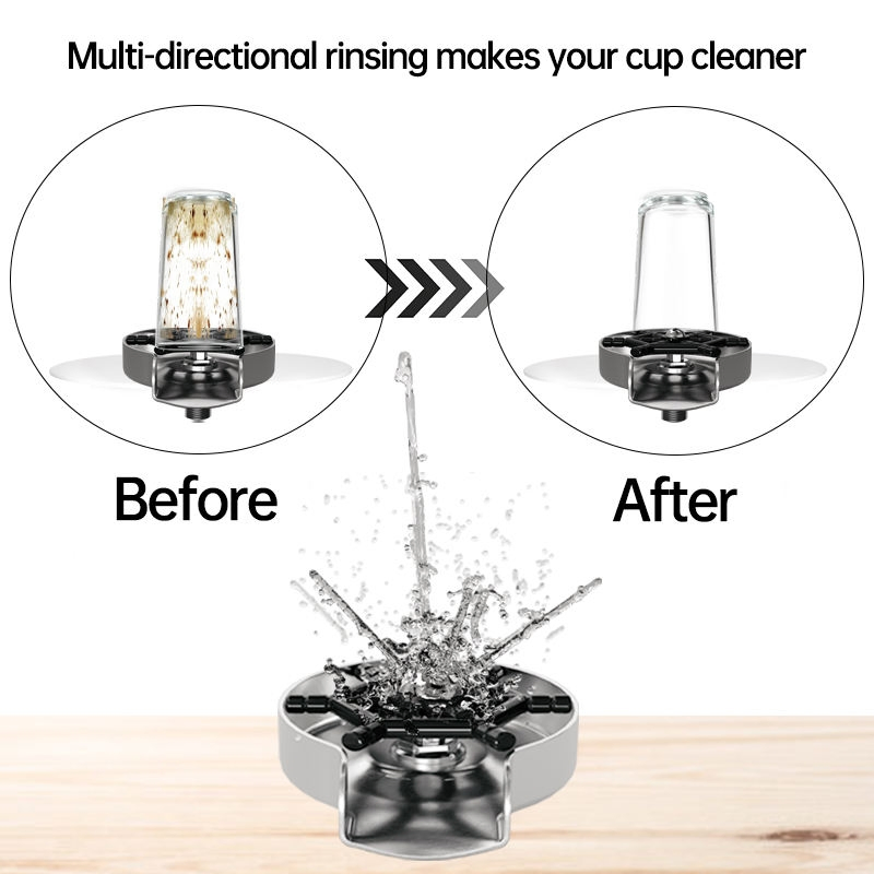 High-Pressure Quick Cleaning Automatic Stainless Steel Kitchen Sink Coffee Cup Washer