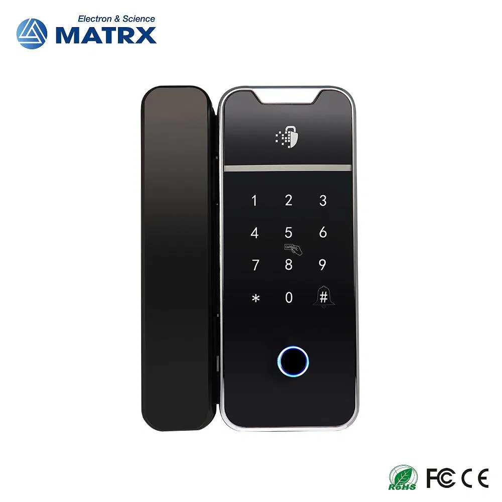 Fingerprint Glass Sliding Door Lock Digital Lock