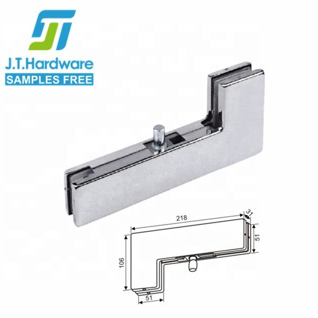 CE Heavy Duty Stainless Steel Frameless Door Sidelite Transom Glass Patch Fitting