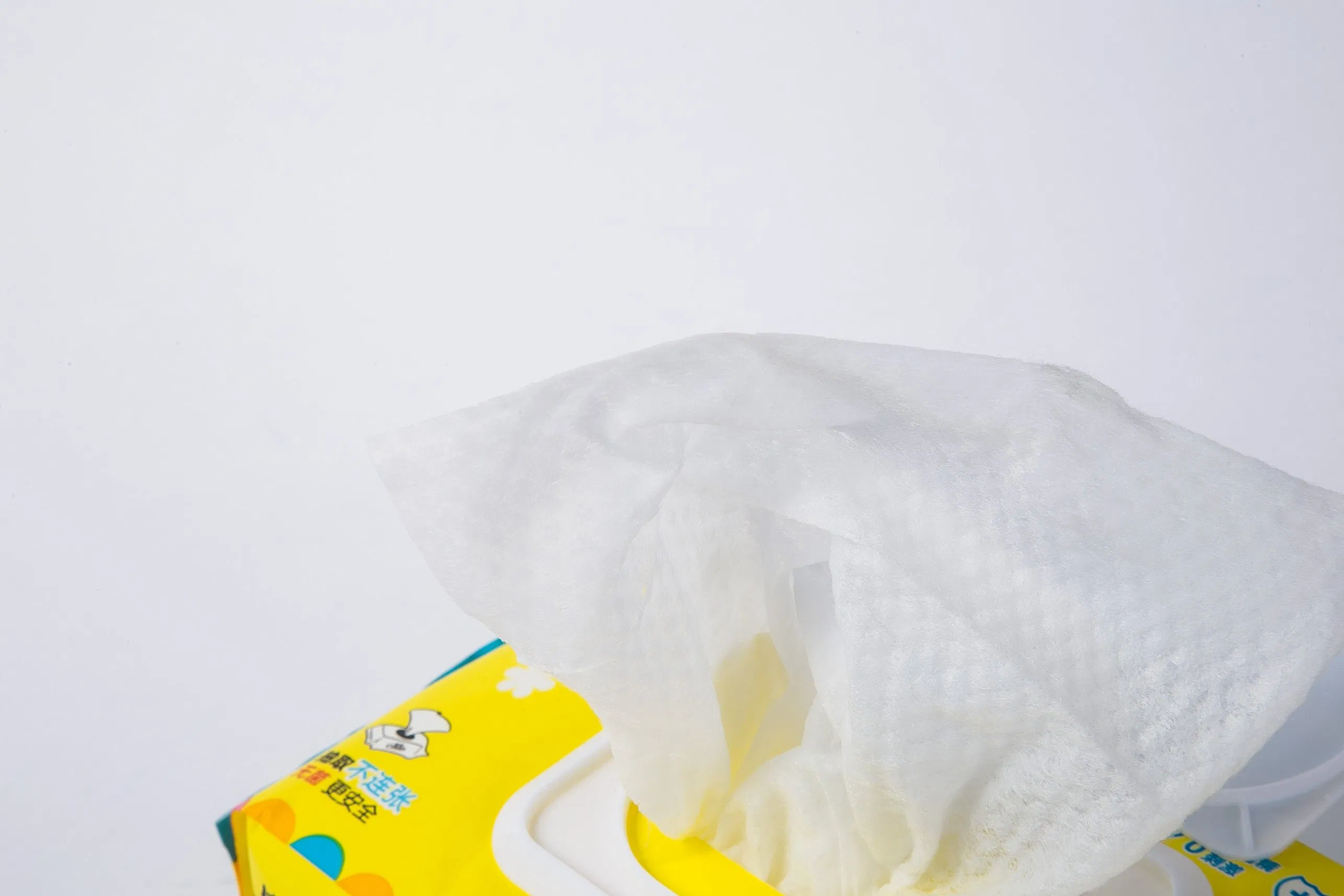 80PCS Organic Baby Wipes Reusable Case Biodegradable Bamboo Baby Wet Wipes