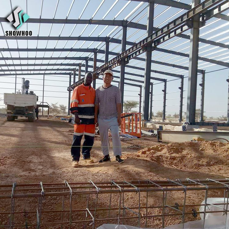 Cheap Anti-Seismic Prefabricated Buildings Workshop Price Warehouse Prefab Design Steel Structure Hall with EPS Sandwich Panel