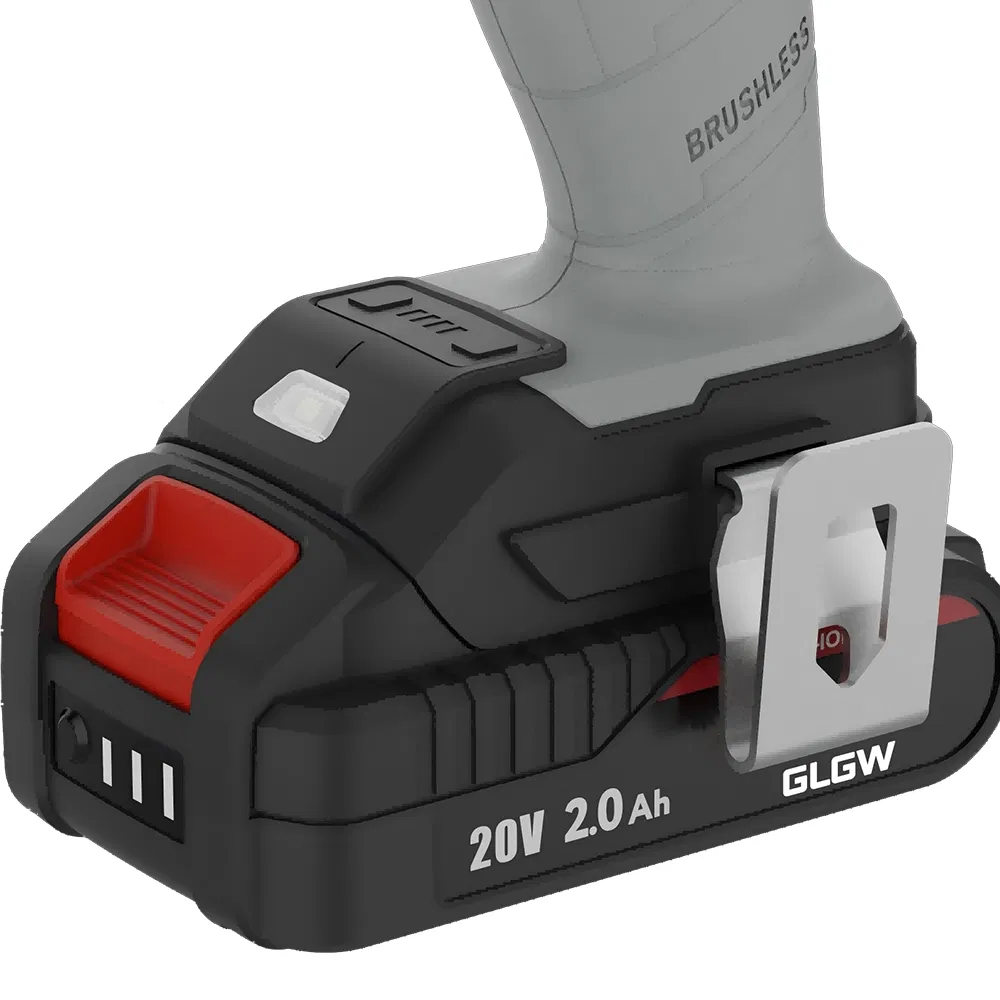 Glgw 1/2 Cordless Industrial Impact Wrench 20V Brushless Electrical Car Impact Wrench for Tire