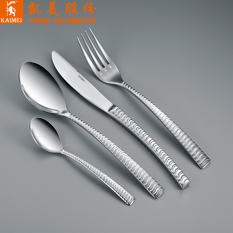 Chinese Stainless Steel Cutlery Set Mirror Polished for Hotel & Wedding
