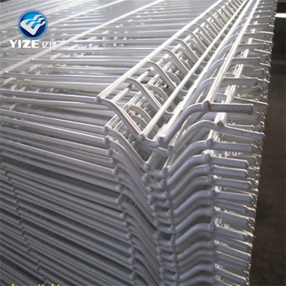 Factory Manufacture 3D Curved PVC Coated V Fold Wire Mesh Fence