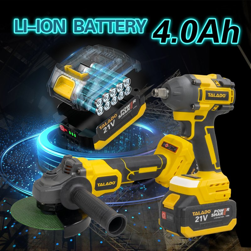 Cordless Durable Power Tool Set for Outdoor Repair